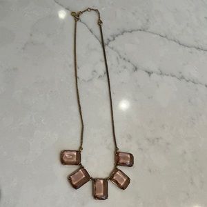 Jcrew necklace with blush gems